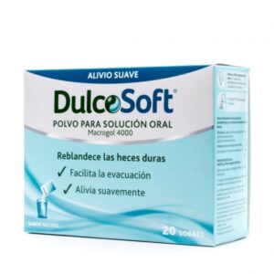 191256 - DULCOSOFT POLVO PARA SOLUCION ORAL 20 SOBRES