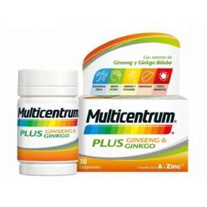 187303 - MULTICENTRUM PLUS GINSENG Y GINKGO 30 COMP