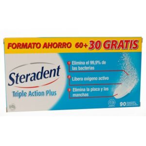 156507 - STERADENT TRIPLE ACCION PLUS LIMPIEZA PROTESIS D